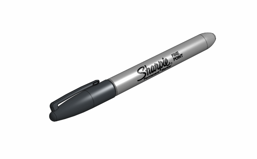 Sharpie Permanent Marker to 3D file